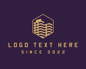Gold - Building Property Developer logo design