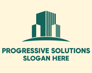 Progressive Skyrise Property logo design