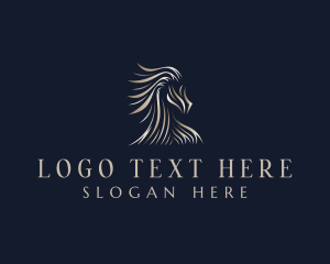 Stallion - Luxury Pony Horse logo design