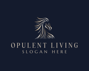 Luxurious - Luxury Pony Horse logo design