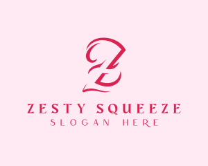 Fashion Styling Letter Z logo design