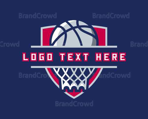 Basketball Hoop Varsity Logo