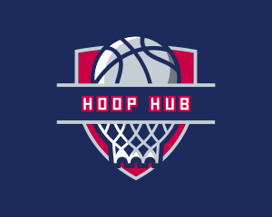 Hoop - Basketball Hoop Varsity logo design