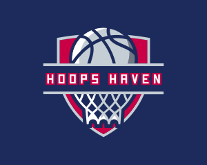 Basketball Hoop Varsity logo design