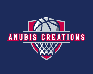 Basketball Hoop Varsity logo design