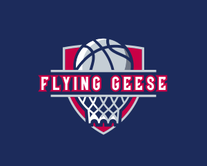 Basketball Hoop Varsity logo design