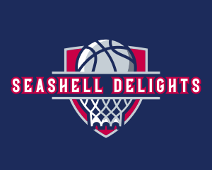 Basketball Hoop Varsity logo design