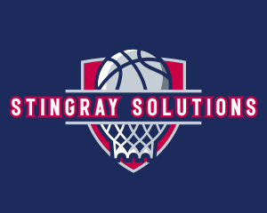 Basketball Hoop Varsity logo design