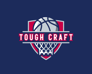 Basketball Hoop Varsity logo design