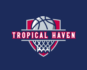 Basketball Hoop Varsity logo design