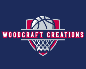 Basketball Hoop Varsity logo design