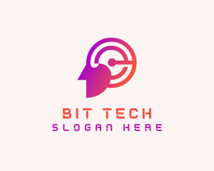 Tech Data Scientist logo design