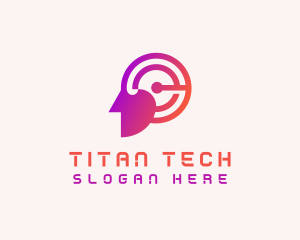 Tech Data Scientist logo design