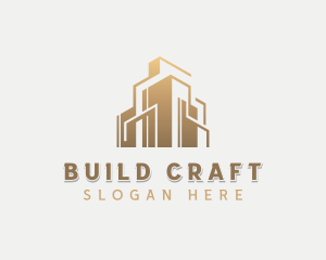 Tower Skyscraper Building logo design