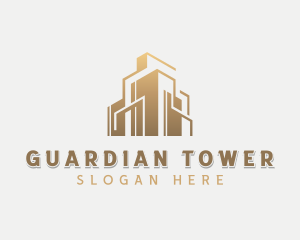 Tower Skyscraper Building logo design