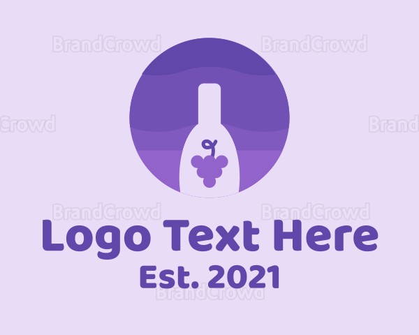 Purple Circle Wine Logo