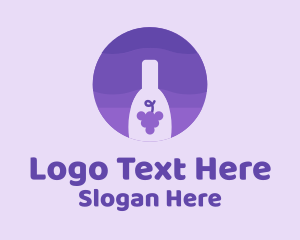 Purple Circle Wine Logo