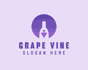 Grapes - Grape Wine Beverage logo design