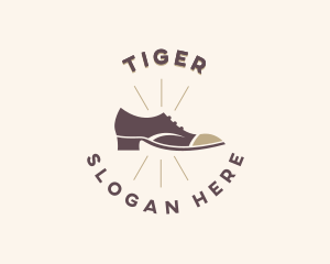 Leather Shoes - Vintage Formal Shoes logo design