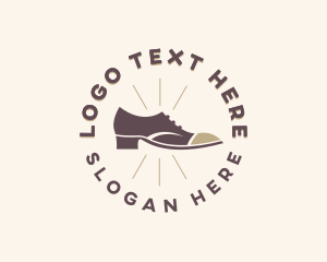 Leather - Vintage Formal Shoes logo design