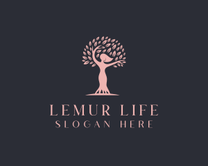 Woman Tree Wellness logo design