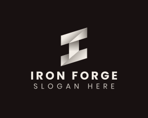 Industrial Steel Construction logo design