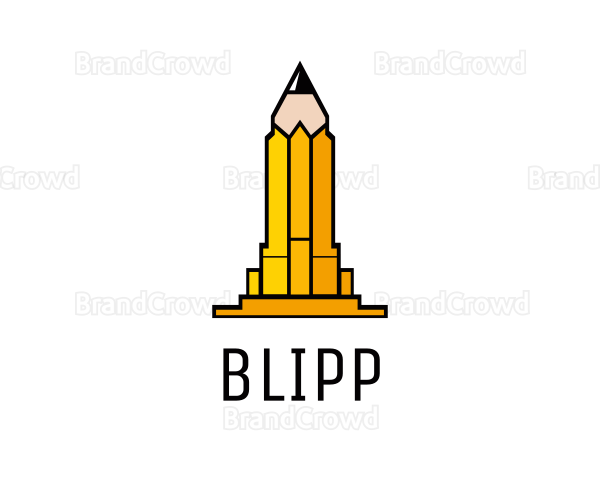 Yellow Pencil Tower Logo