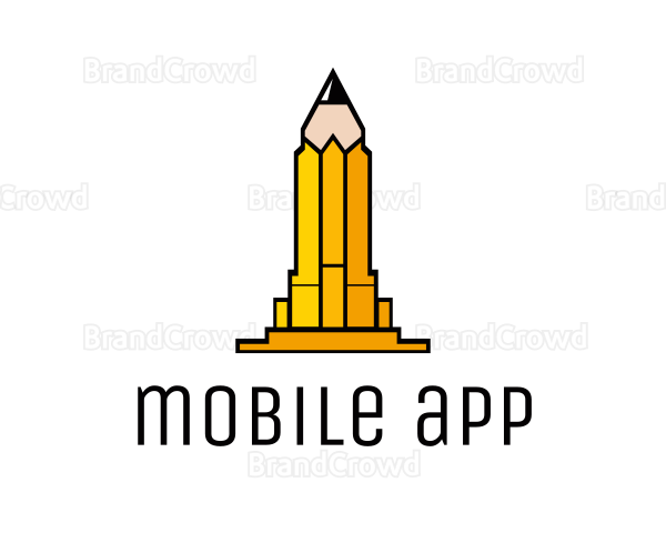 Yellow Pencil Tower Logo