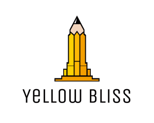 Yellow - Yellow Pencil Tower logo design