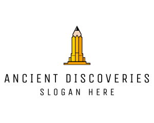 Yellow Pencil Tower logo design