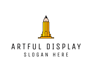 Yellow Pencil Tower logo design