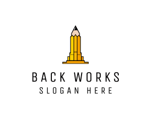 Yellow Pencil Tower logo design