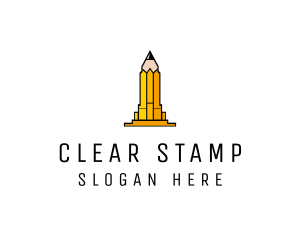 Yellow Pencil Tower logo design