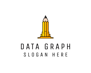 Yellow Pencil Tower logo design