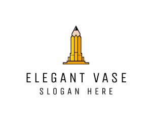 Yellow Pencil Tower logo design