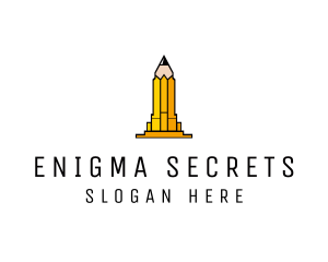 Yellow Pencil Tower logo design