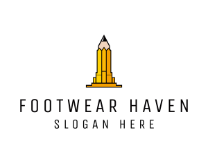 Yellow Pencil Tower logo design