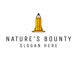 Yellow Pencil Tower logo design