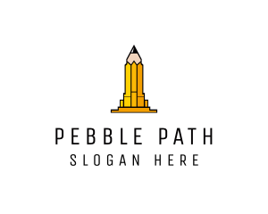 Yellow Pencil Tower logo design