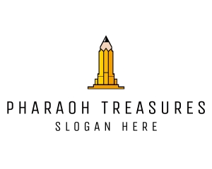 Yellow Pencil Tower logo design