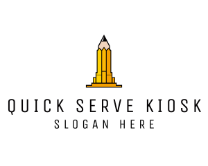 Yellow Pencil Tower logo design