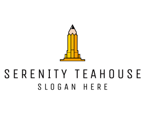 Yellow Pencil Tower logo design