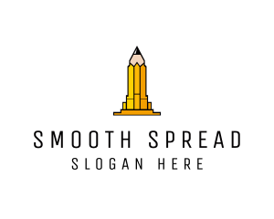 Yellow Pencil Tower logo design