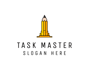 Yellow Pencil Tower logo design