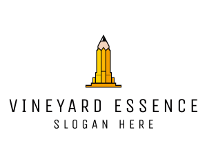 Yellow Pencil Tower logo design