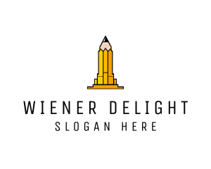 Yellow Pencil Tower logo design