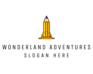 Yellow Pencil Tower logo design