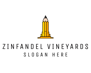 Yellow Pencil Tower logo design