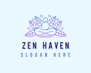 Zen Meditation Yoga logo design