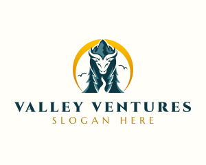 Mountain Valley Buffalo logo design